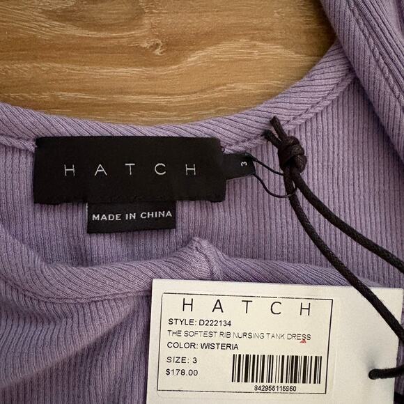 Hatch The Softest Rib Nursing Tank Dress Wisteria 3 (L/10/12) - Picture 2 of 9